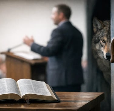 man talking about bible answers and false teachers