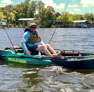Kayak Fishing Charter Sebastian River near Sebastian, FL