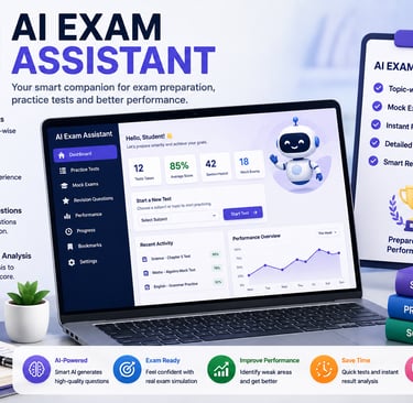 AI Exam Assistant for test preparation and assessments