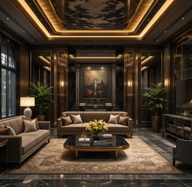 Decoración Art Déco moderno con estilo elegante y atemporal