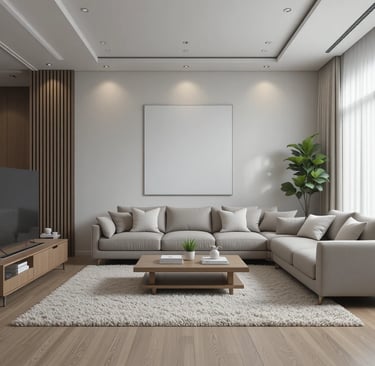 muebles esenciales salón moderno