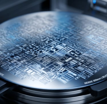 NexDie premium industrial-grade silicon wafer processed by PSMC foundry in Taiwan