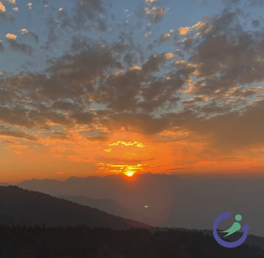 sunrise in the south chilcotin mountains