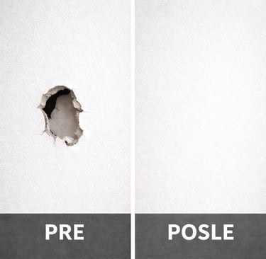 Popravka gipsanih konstrukcija