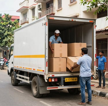 Packers and movers truck in Chandigarh