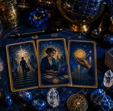 Orientação de Tarot pelo WhatsApp para carreira e caminhos profissionais