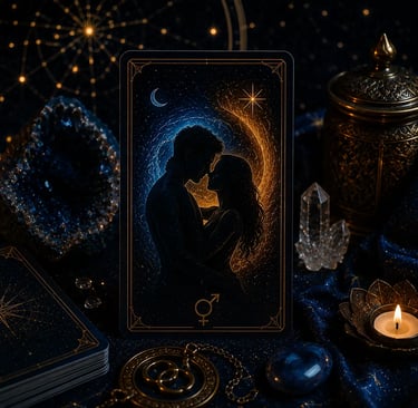 Consulta de Tarot via WhatsApp para análise de compatibilidade íntima do casal