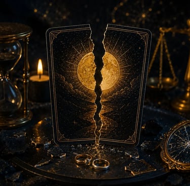 Consulta de Tarot via WhatsApp sobre divórcio e futuro nos relacionamentos