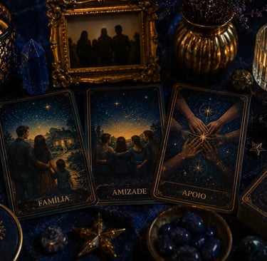 Consulta de Tarot via WhatsApp para conflitos familiares e harmonia no lar