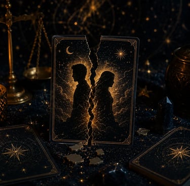 Consulta de Tarot via Whatsapp sobre separação amorosa e volta de ex