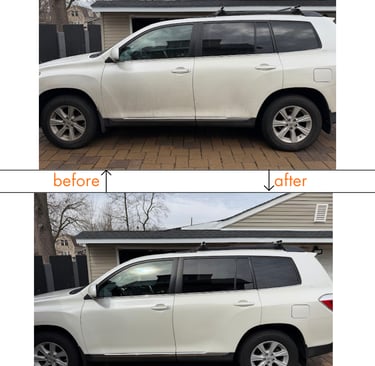 Exterior Before and After