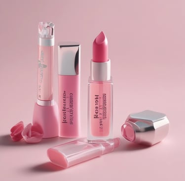 A smiling girl holding a bottle of cleanser with fresh morning light in a pastel-colored room.