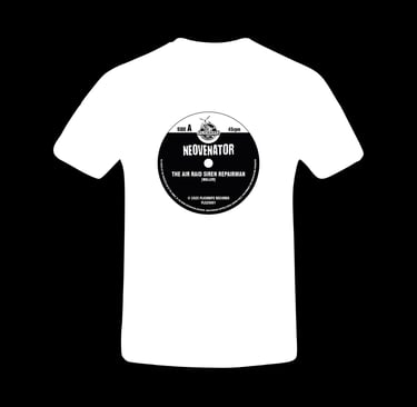 Neovenator 7 inch Single White T Shirt
