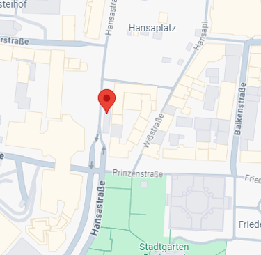 a map of a location in a location in a city