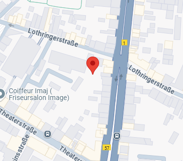 a map of a street in a city