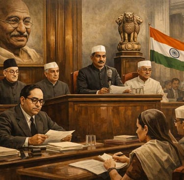 भारतीय संविधान का निर्माण M Laxmikanth हिंदी 2026