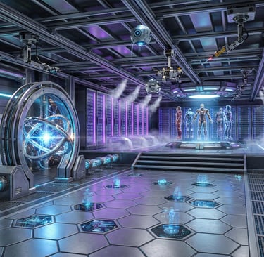 Laboratório do Tony Stark - Homem de Ferro