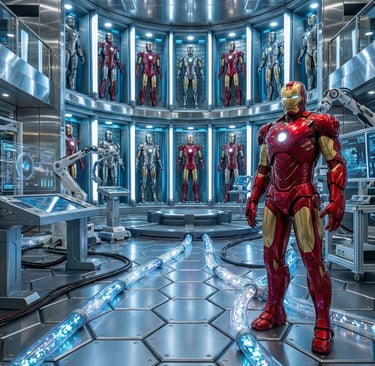 Armaduras do Homem de Ferro - Tony Stark