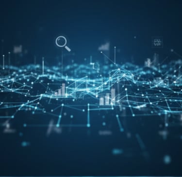 a digital image of a digital image of a network of connected dots