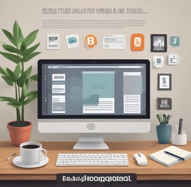 a man sitting on a rock looking at his cell phone