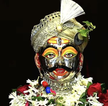 a man in a costume with a mask on