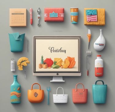 A cozy home appliance setup emphasizing safe and trusted Mercado Livre shopping