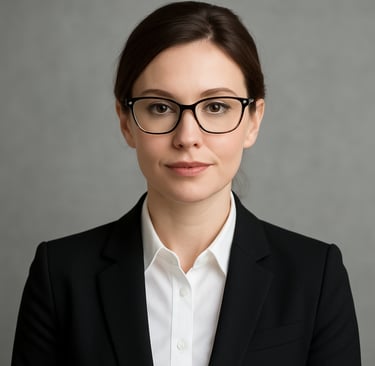 professional woman with glasses