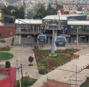 Estación Campos Revolución Cablebús Ciudad de México