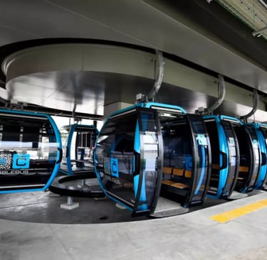 Línea 2 Cablebús Ciudad de México. Cablebus linea 2 Estaciones