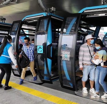 Línea 2 Cablebús Ciudad de México. Cablebus linea 2 Estaciones