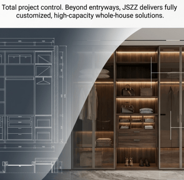 customized-whole-house-wardrobe-design-with-technical-blueprint-and-luxury-glass-door-closet