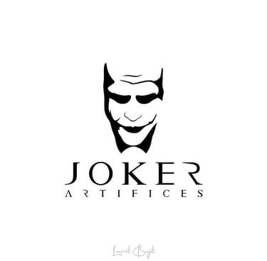 création logo fait main joker