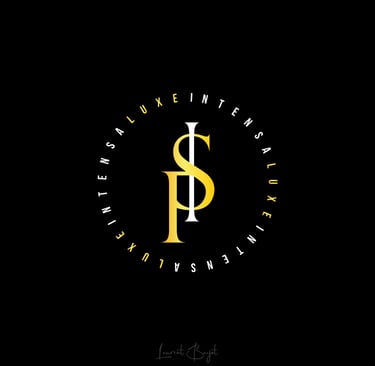 logo luxe or blanc