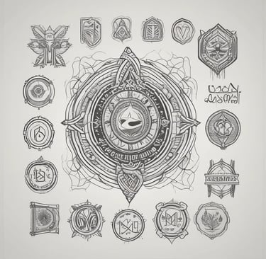 logo blanc femme doré