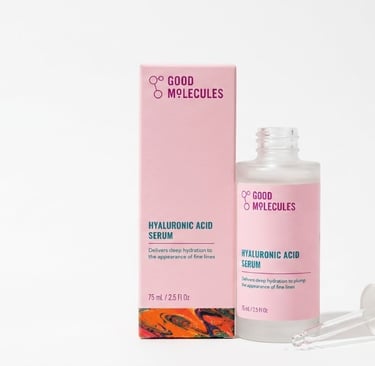 Good Molecules Hyaluronic Acid Serum — a self care essential for women that hydrates skin in seconds