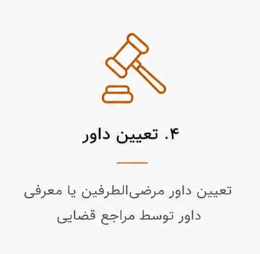 تععین داور مرضی الطرفین یا معرفی داور توسط مراجع قضایی