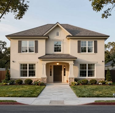 A professional photographer capturing a home's best angles during a listing shoot.