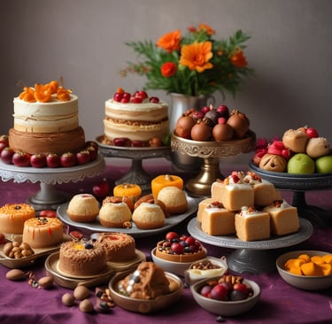 cupcake and cake lot