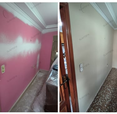 Pintura plástica interior La Safor La Marina Alta Gandía Playa de Gandía Villalonga Marchuquera  Ador Potríes Daimus