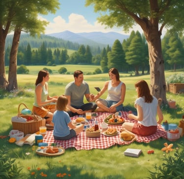 Pregnant woman smiling and looking away outdoors