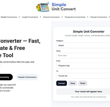 Simple Unit Convert: Fast, Easy, and Accurate Conversions