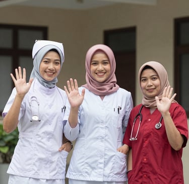 A wooden block spelling carettaker on a table