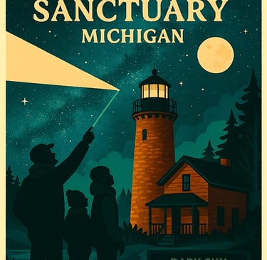 Poster - Beaver Island DARK SKY SANCTUARY Michigan