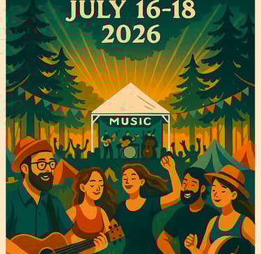 Poster - Beaver Island MUSIC FESTIVAL July 16-18 2026