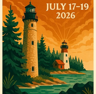 Poster - Beaver Island LIGHTHOUSES July 17-19 2026