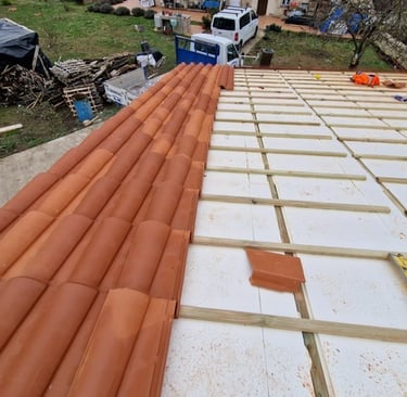 Montaje de cubiertas nuevas