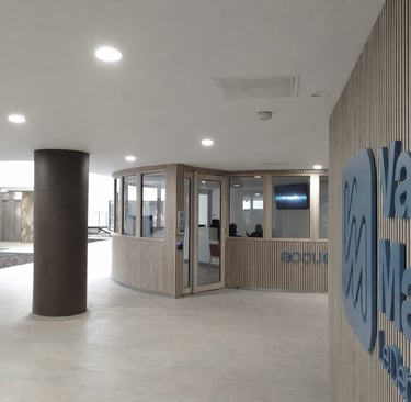 Création nouvel accueil immeuble Pyramide conseil départemental val de marne