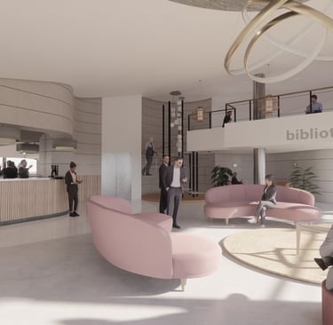 Rénovation espace détente prefecture hotel du département 94