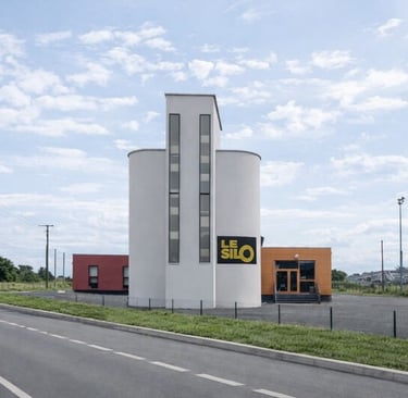 Le silo verneuil sur avre 27 Transformation ancien silo pole musiques actuelles escalade