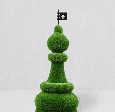 turf bishop chess piece for rent for Bar mitzvah's in Boynton Beach